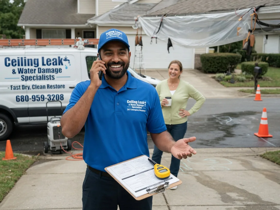 Ceiling Leak Cleanup Chocowinity, NC FAQs